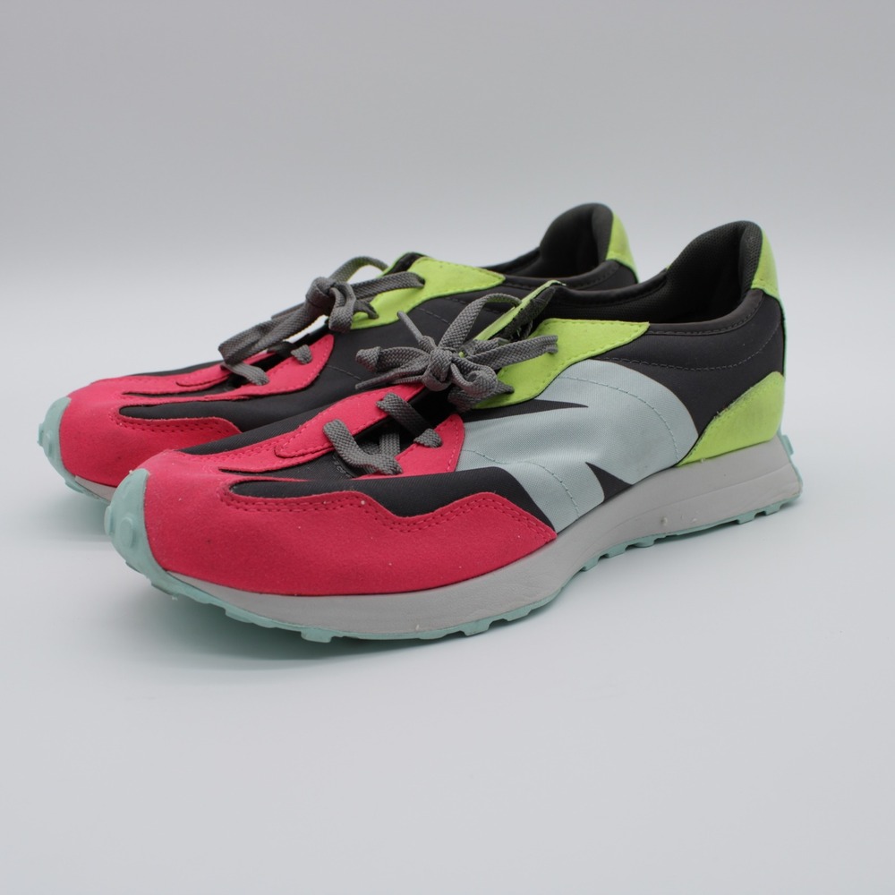 New Balance 327 Multi Color Pink Grey Lime Sneakers Mens 7 Womens 8.5 Athletics